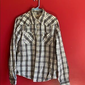 - Hollister men’s snap shirt